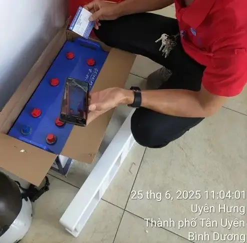 thay bình ắc quy gs n150 tại tân uyên bình dương