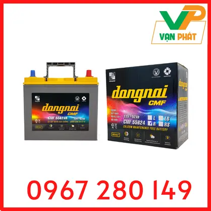 Ắc Quy Đồng Nai CMF 55B24R (12V-52Ah)