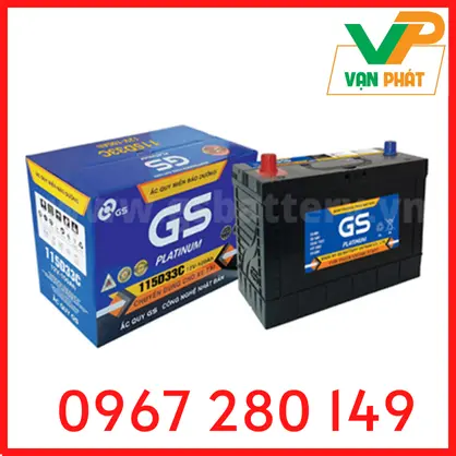 Ắc Quy GS MF 115D33C (12V-100Ah) Cọc Chì