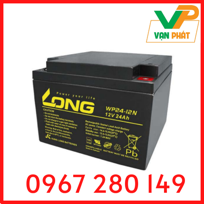 ẮC QUY KÍN KHÍ (VRLA AGM) LONG 12V-24AH (20HR), WP24-12N, F6-M5